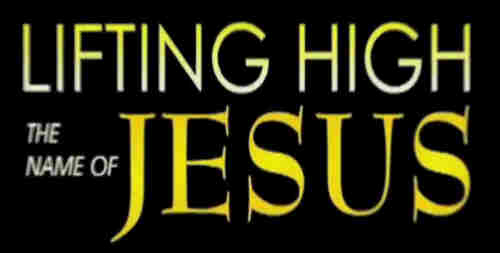 Jesus the name high over all In hell or++.