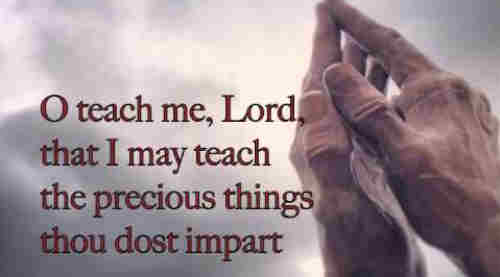 Lord speak to me that I may speak In++.