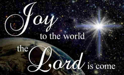 Joy to the world the Lord is come Let earth++.