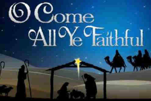 O come all ye faithful joyful and++.