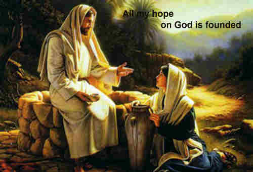 All my hope on God is founded He doth still my++.