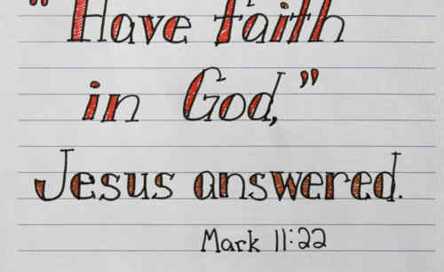 Have faith in God my heart Trust and be++.