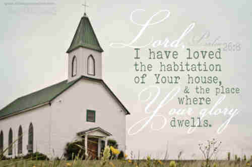 We love the place O God Wherein Thine