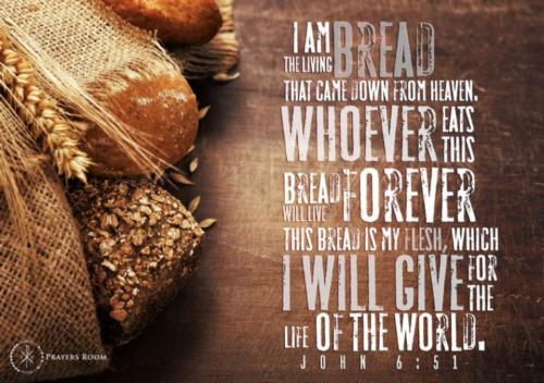 Bread of heaven on Thee we feed++.