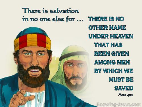 One offer of salvation To all the world