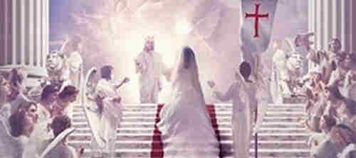 As the bridegroom to His chosen