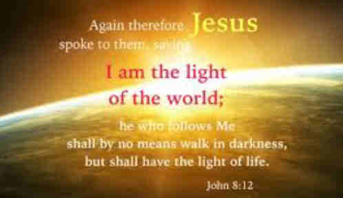 Light of the world Thy beams I bless