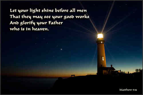 God make my life a shining light