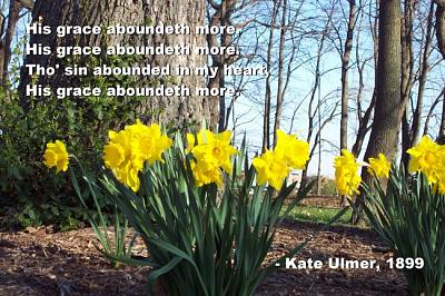 His grace aboundeth more His grace