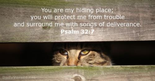 Thou art my hiding place O Lord In Thee I put my