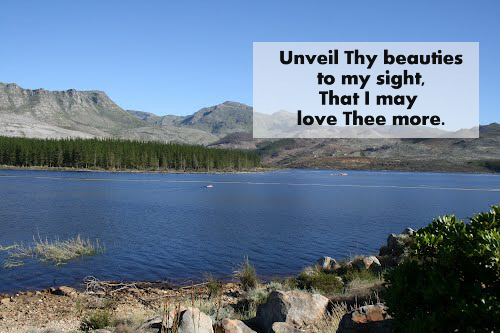 Thou lovely Source of true delight Unseen whom I