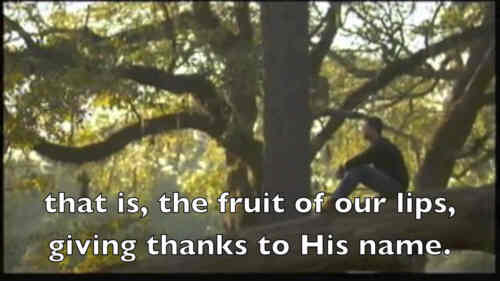 Lord Jesus we give thanks to Thee That++.