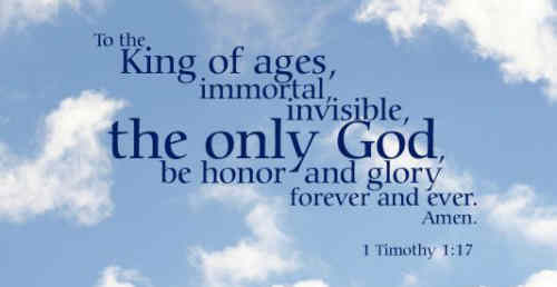 God eternal mighty King Unto Thee our