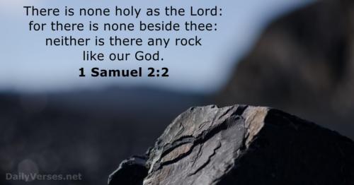 Holy as Thou O Lord is none Thy holines