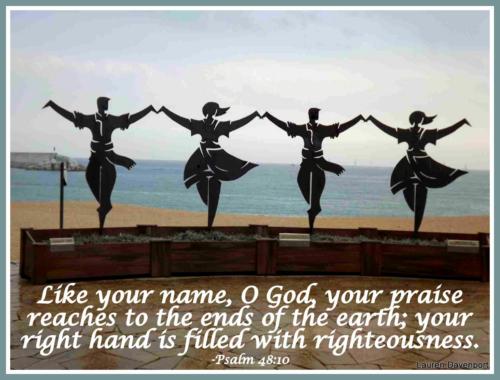 Far as thy name is known The world declares thy