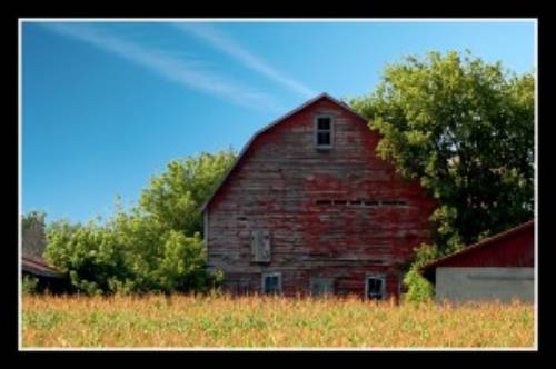 My barns are full my stores increase And