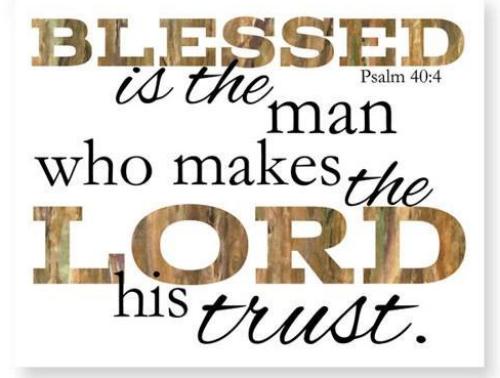 Blessed is he that is trusting the Lord++.