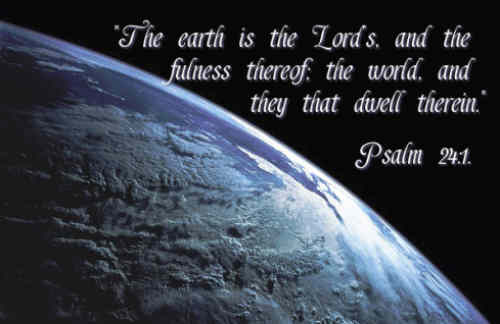 The earth with all that dwell therein++.