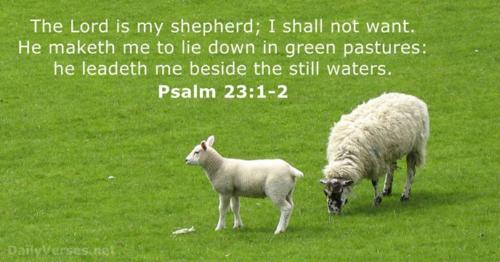 To Thy pastures fair and large Heavenly Shepherd++.
