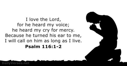 I love the Lord who heard my cry And++.
