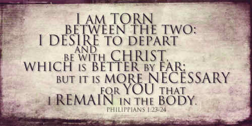 While on the verge of life I stand