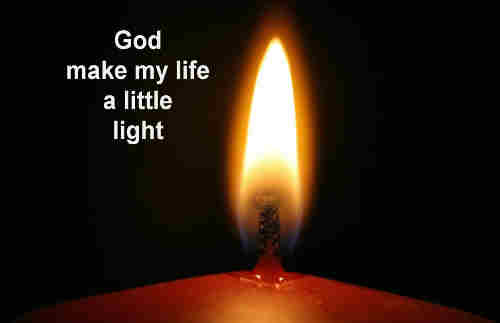God makes my life a little light++.