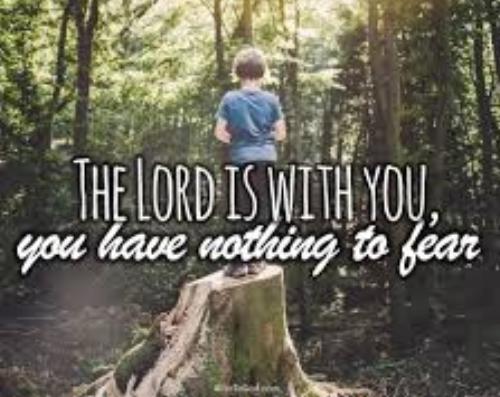 Why should I fear in evil days With snares