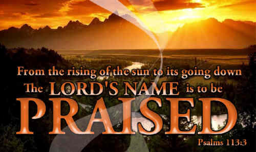 Praise God ye servants of the Lord O++.