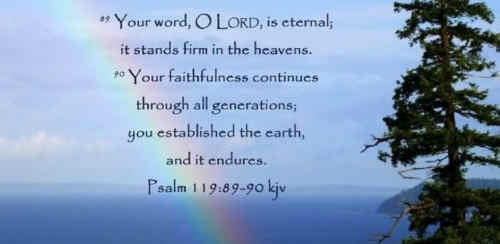 Thy word for ever is O Lord in heaven++.