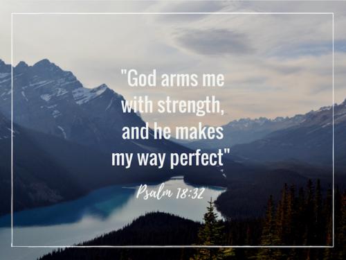 Tis God that girds my armour on and all