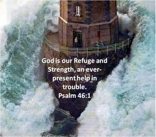 God is our refuge in distress a present 