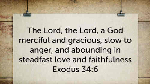 GOD MERCIFUL AND GRACIOUS