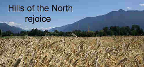 Hills of the North rejoice Echoing songs