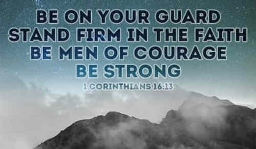 Courage ye servants of the Lord The