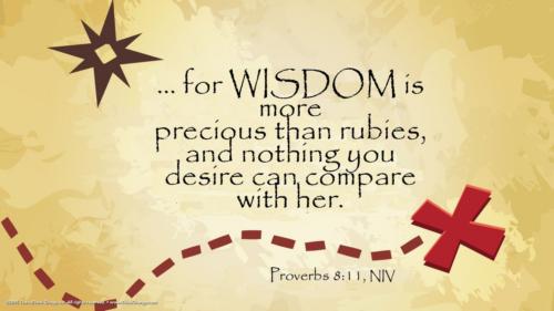 O Wisdom precious Wisdom We sing in++.
