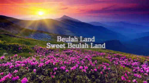 I am walking today in the sweet Beulah land I have++.